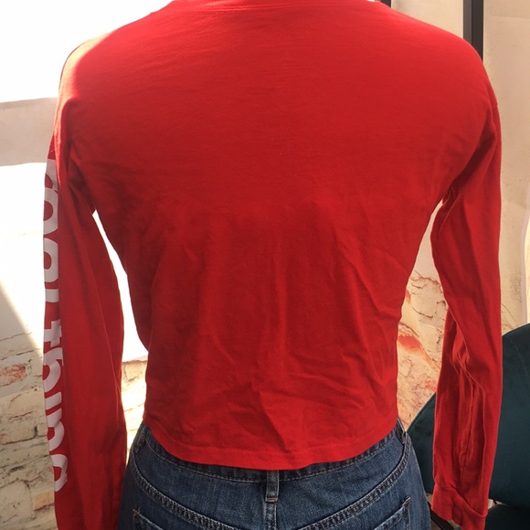 Coca-Cola Graphic Cropped Long Sleeve Tee - Picture 5 of 5